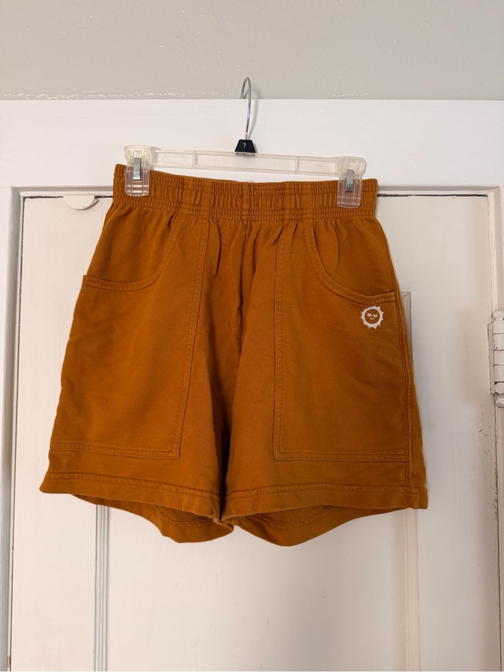 Big Bud Lightweight Sweat Shorts in Spicy Mustard, XS